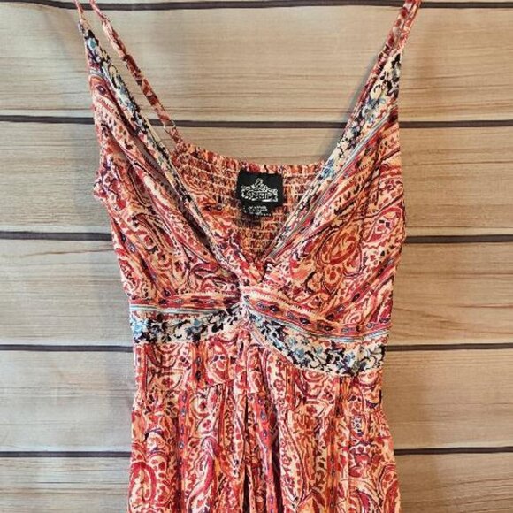 Angie Paisly Sundress SZ L - Picture 1 of 4